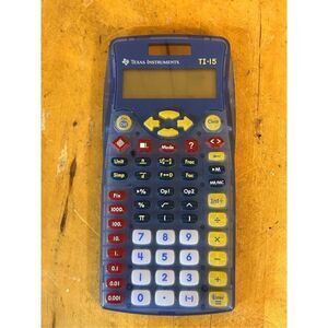Texas Instruments TI-15 Explorer Basic Calculator (0710)